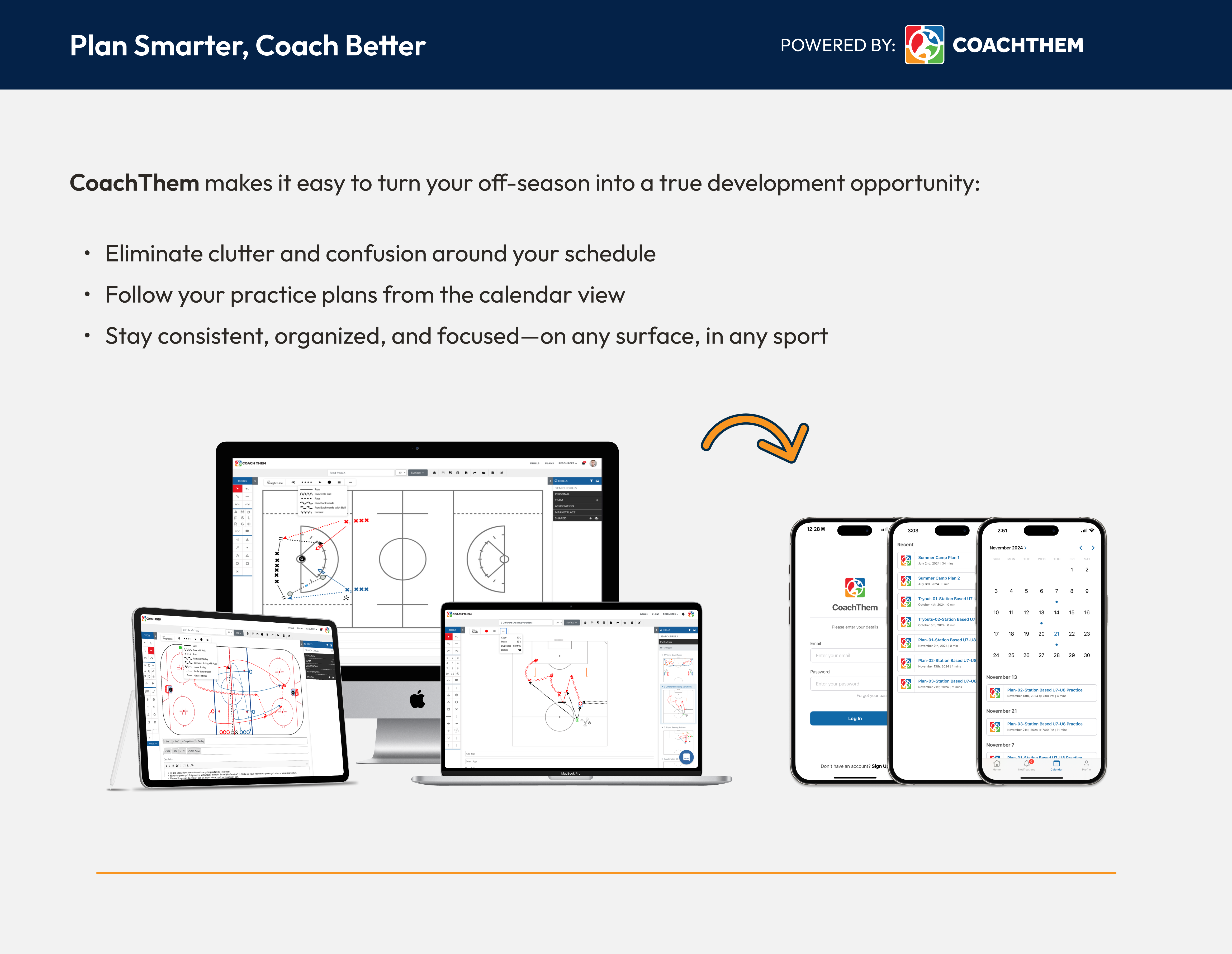 practice scheduling, training calendar, season planning, summer training, coach organization