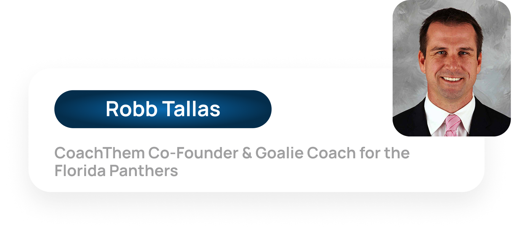 NHL, Florida Panthers, CoachThem, Robb Tallas, goalie coach, goalie drills