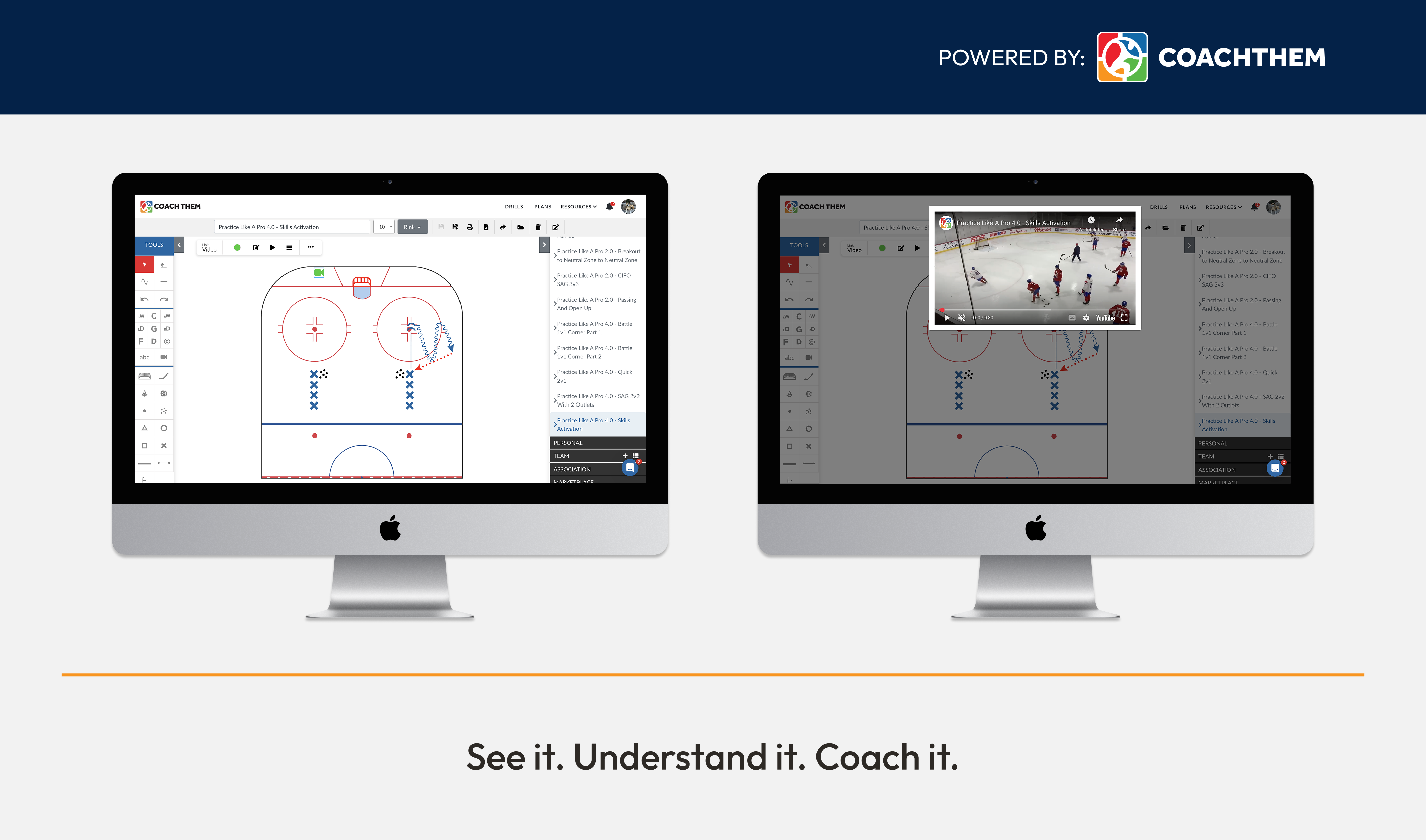drill videos, CoachThem hockey drills